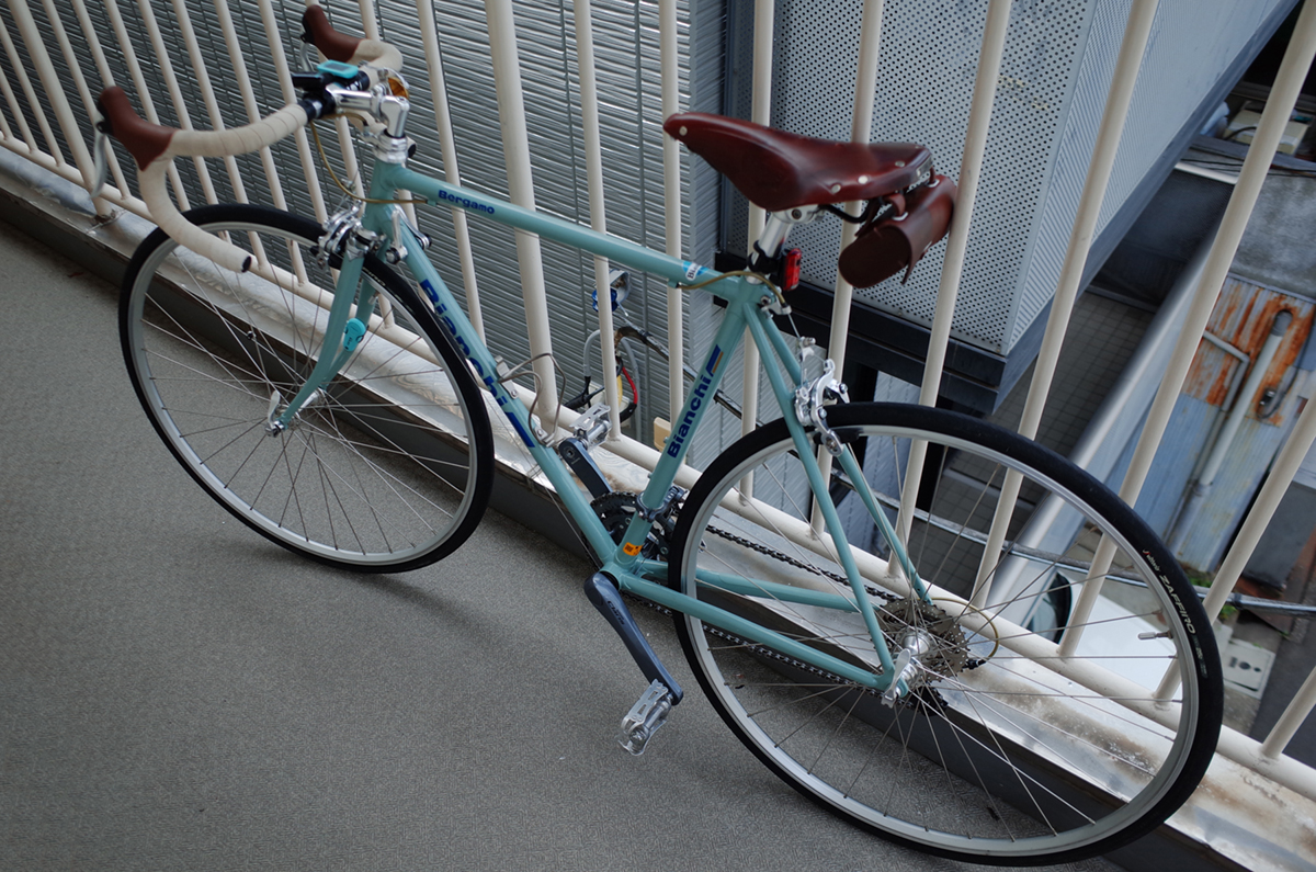 Bianchi Bergamo 2017 - ビアンキ ベルガモ クロモリロードバイクに