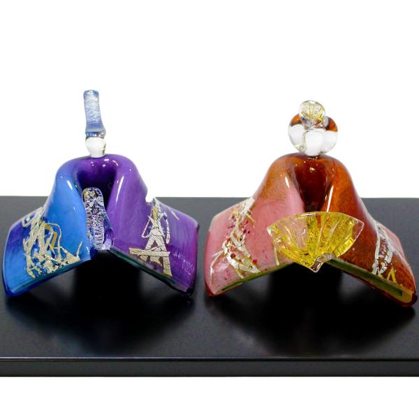 ガラスのお雛様 咲きひとえ雛 SAIZOU GLASS LABO 可児友紀