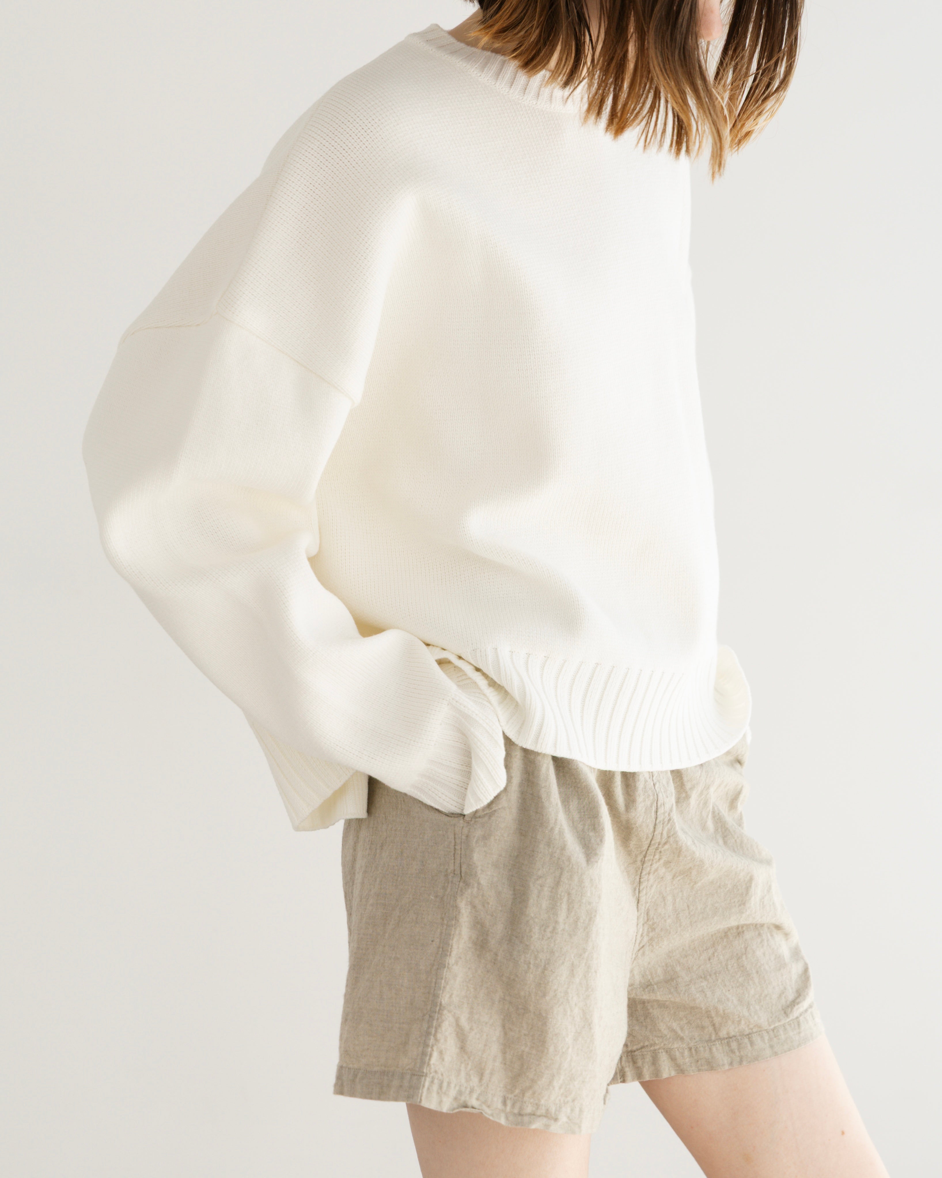 COTTON ACRYLIC KNIT PULLOVER（コットンアクリルニットプルオーバー