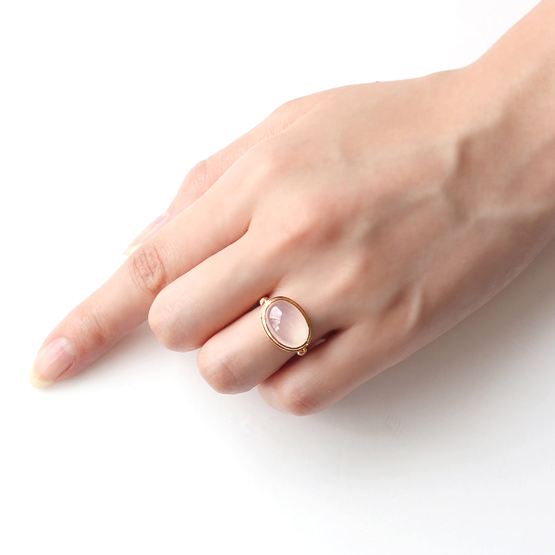 ビズー公式】ラリマー K10(10金) K18(18金)リング ソレイユ | 希少石