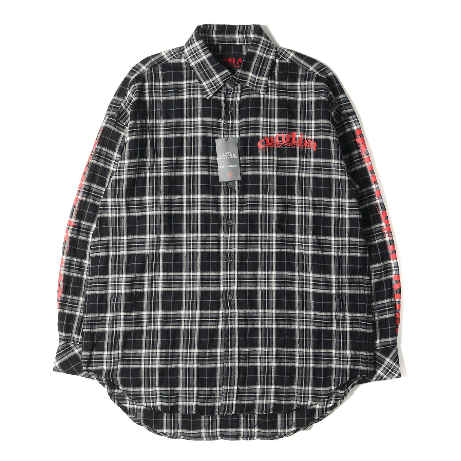 CVTVLIST (カタリスト) グラフィックプリント オーバーサイズ チェック