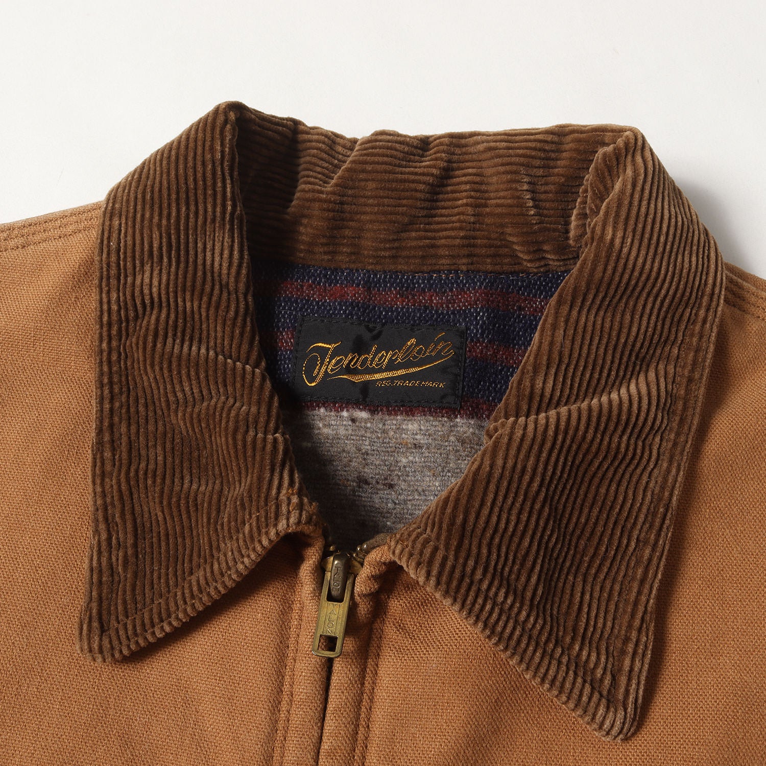 ブランケット付き ブラウンダック ワークジャケット(T-COVERT JKT