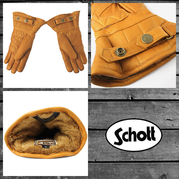 正規取扱 SCHOTT(ショット) WINTER GLOVE MIDDLE ウィンターグローブ