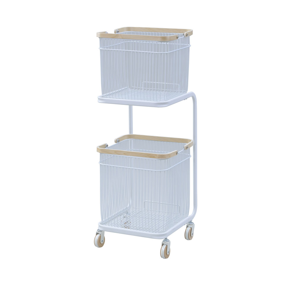 商品情報_ランドリーバスケット2段 | 山善の商品情報サイト | YAMAZEN BOOK