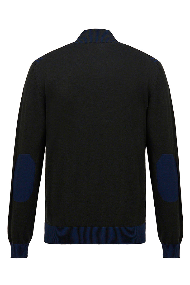 LUBE リバーシブルハイネックニット / COL：MORO＆BORDEAUX ブラウン