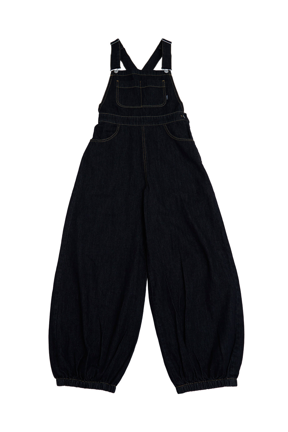 HOWIE サロペットパンツ ブラック