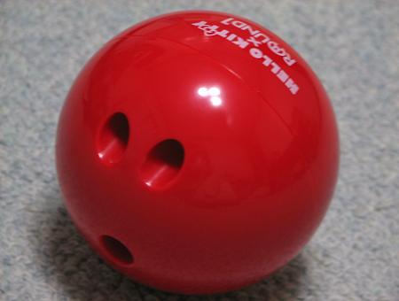 ROUND1 ハローキティ ボール型クロック: ボウリング・ダブルエックス