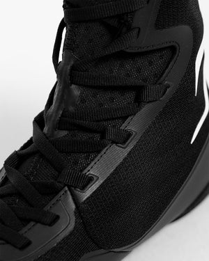 Impello 2.0 Boxing Boots - Black/White | BOXRAW