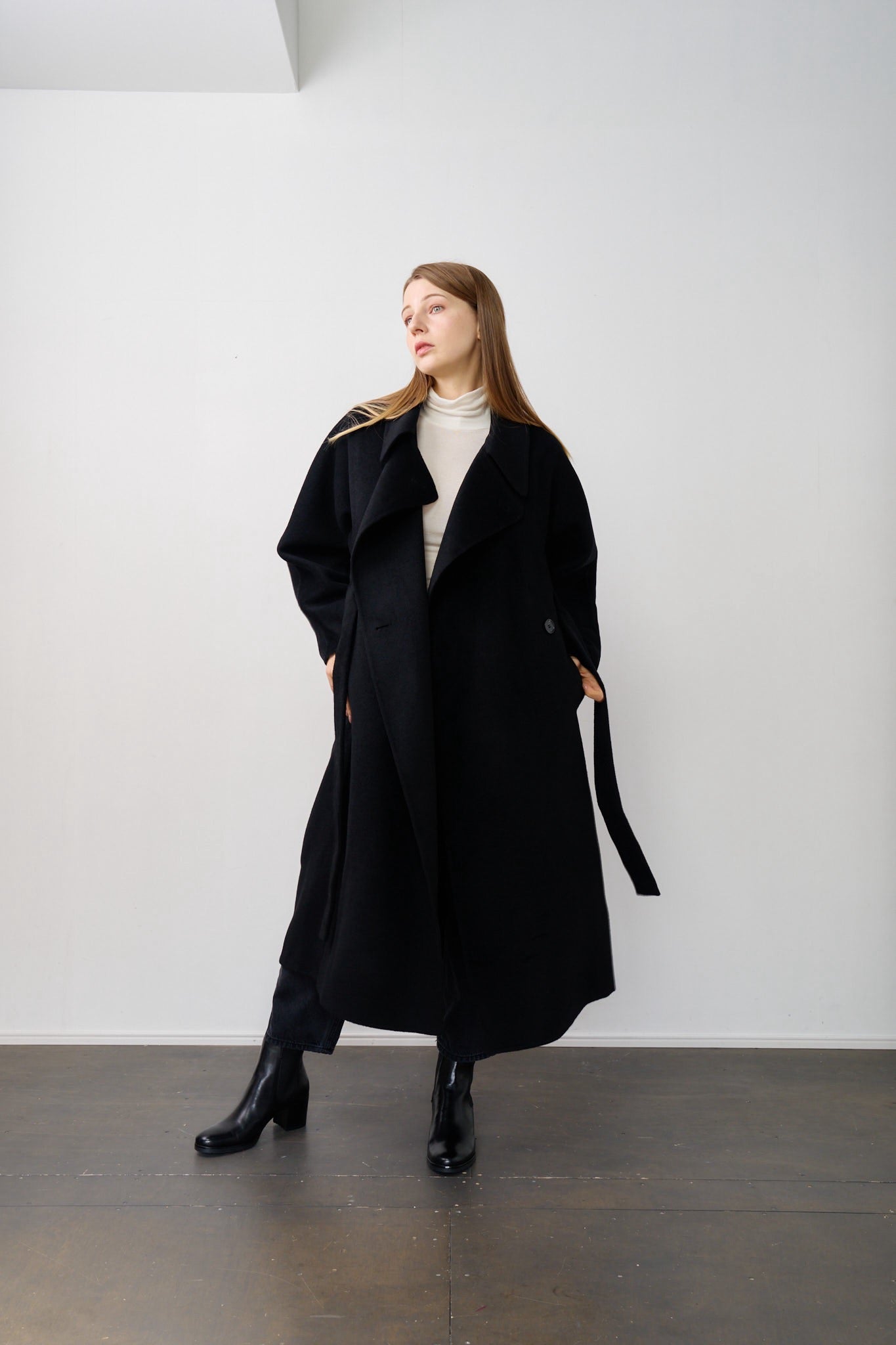 ウールカシミアロングコート – DALI GOAT