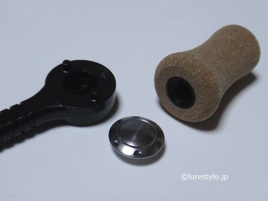 ダブルハンドルに最適 シマノ 夢屋 コルクノブ TYPE3 ショート F