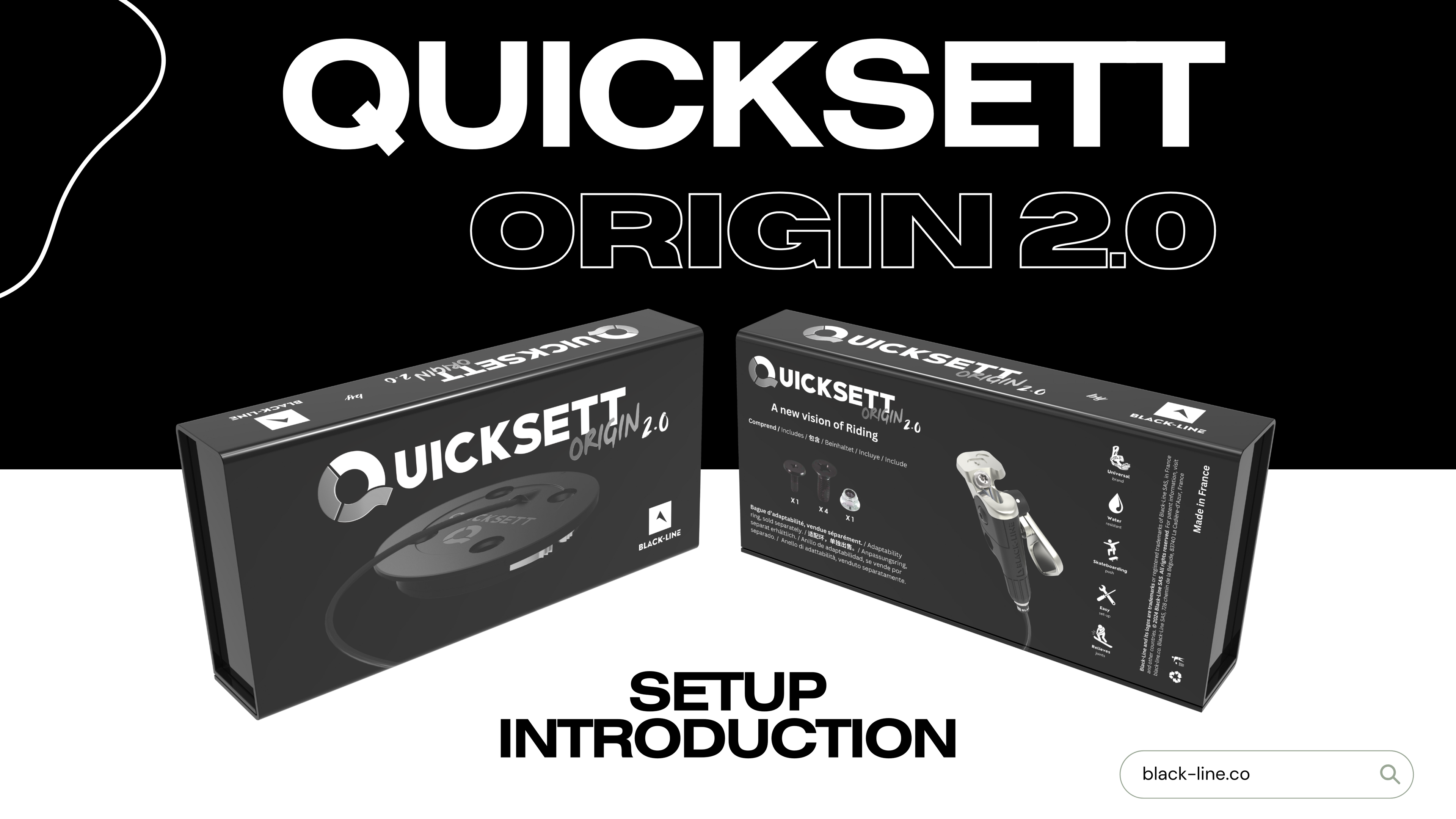 QuickSett ORIGIN Installation – Black-Line