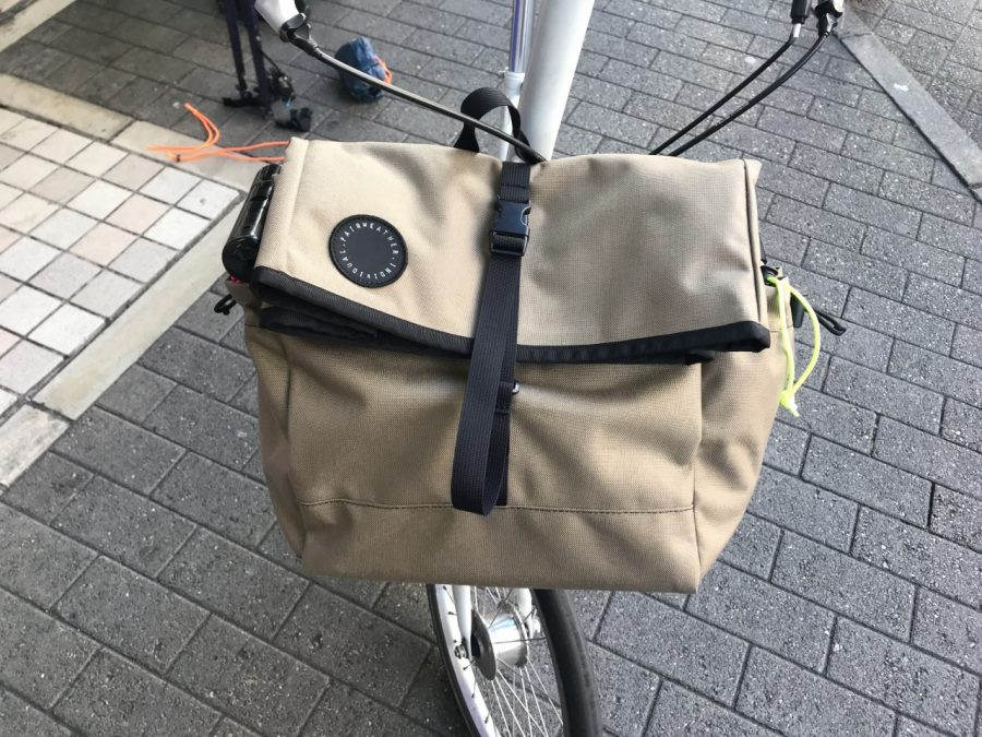 FAIRWEATHER* mini velo carry bag (gray) - BLUE LUG ONLINE STORE
