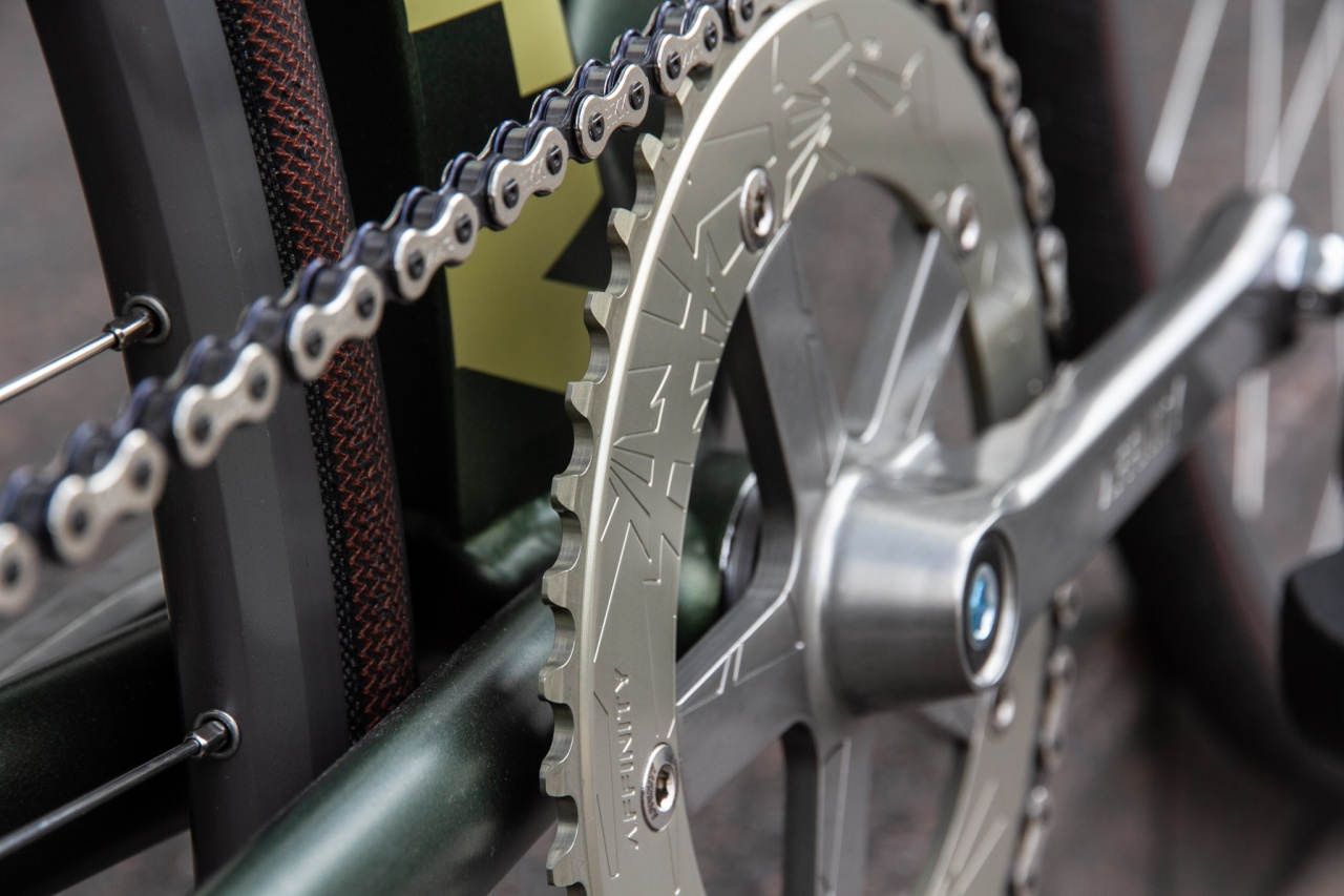 AFFINITY PRO TRACK CRANK＆CHAINRING着弾&バイクチェック！ - BLUE