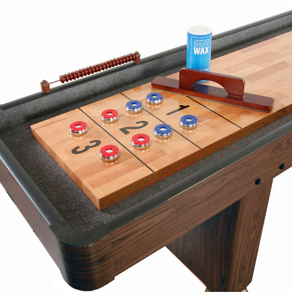 Crestline 12-ft Outdoor Shuffleboard Table - White – Blue Wave