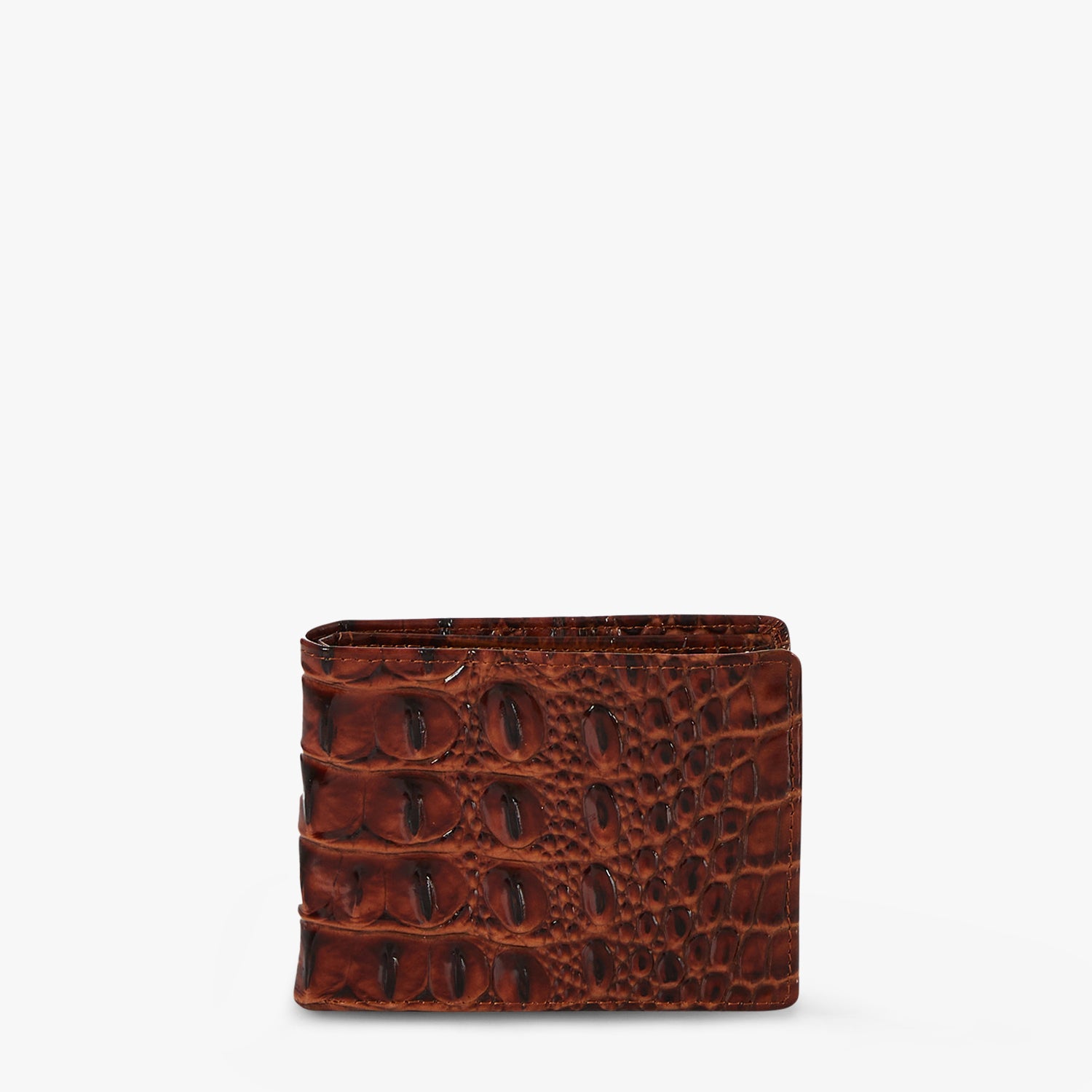 Bifold Chestnut Baypoint Leather Wallet | BRAHMIN