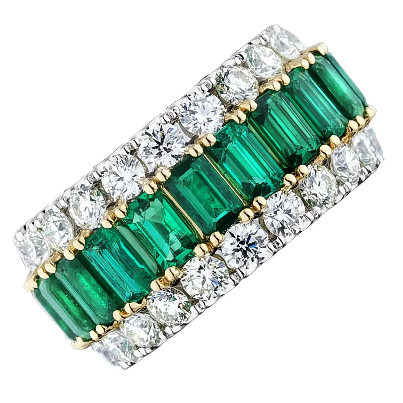 宝石 エメラルド リング K18/Pt900｜ブランド買取なら「ブランドファン」