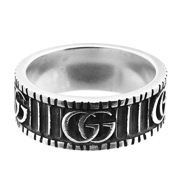 Brandol / GUCCI グッチ リング ダブルG シルバーリング 25号 551899