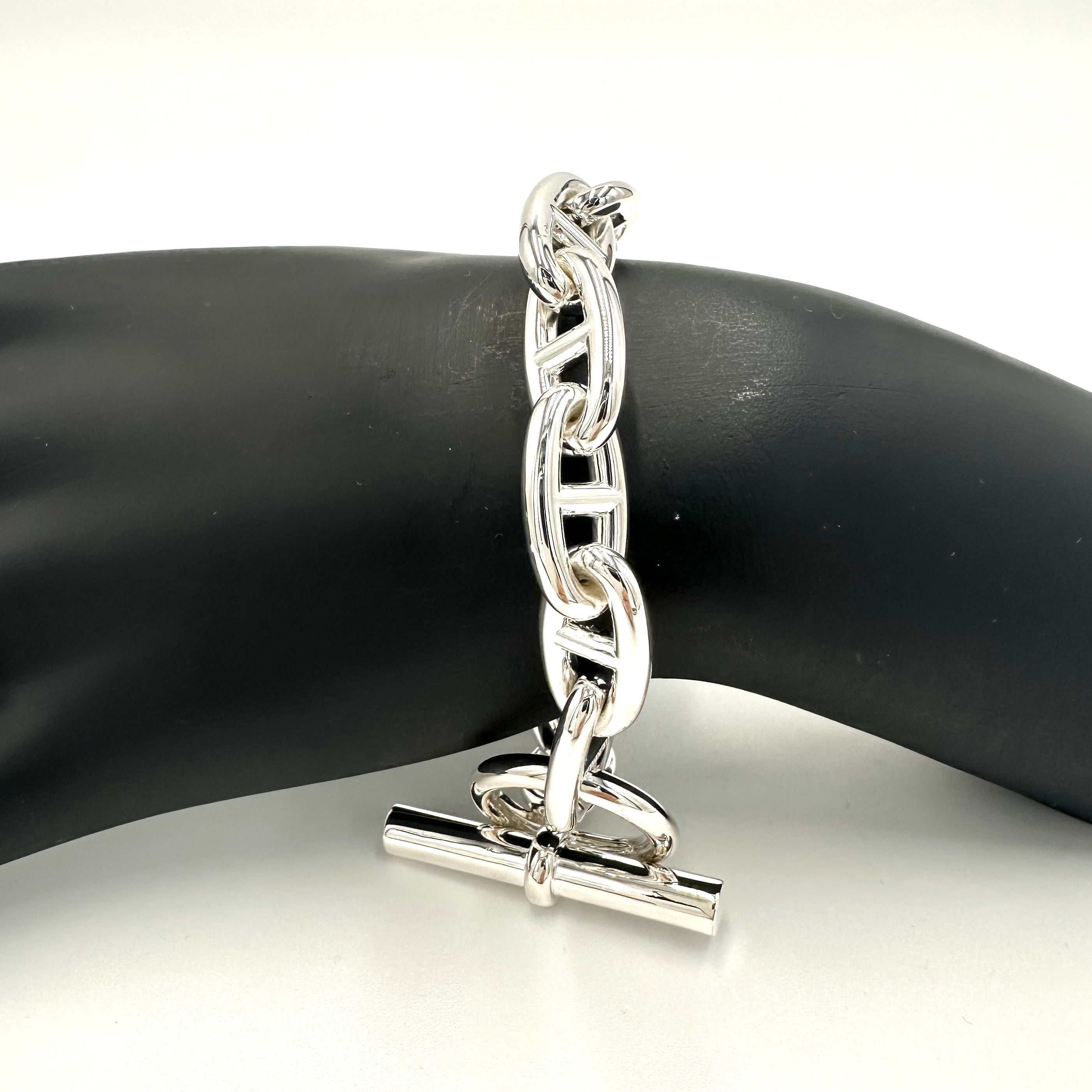 HERMES エルメス シェーヌダンクル ブレスレット GM12コマ – Brandar