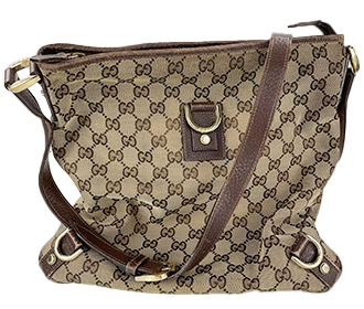 GGキャンバス キャンバス レザー ブラウン トートバッグ|古い買取実績