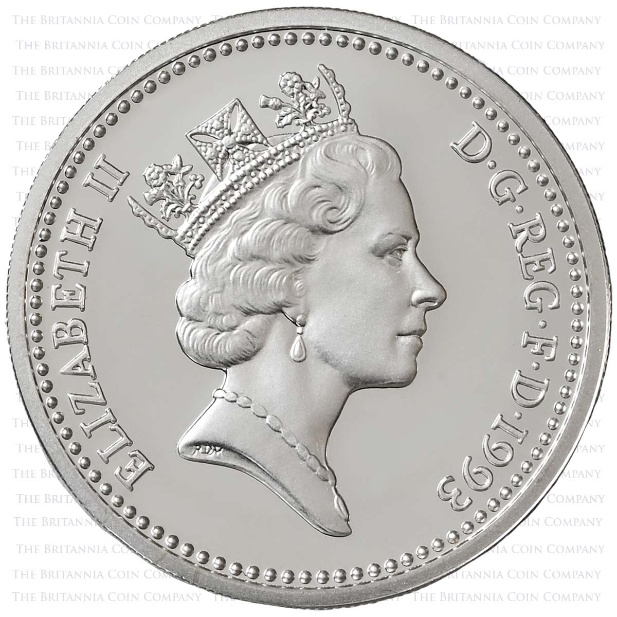 Piedfort Silver 1993 Royal Arms £1 : Royal Mint | The Britannia