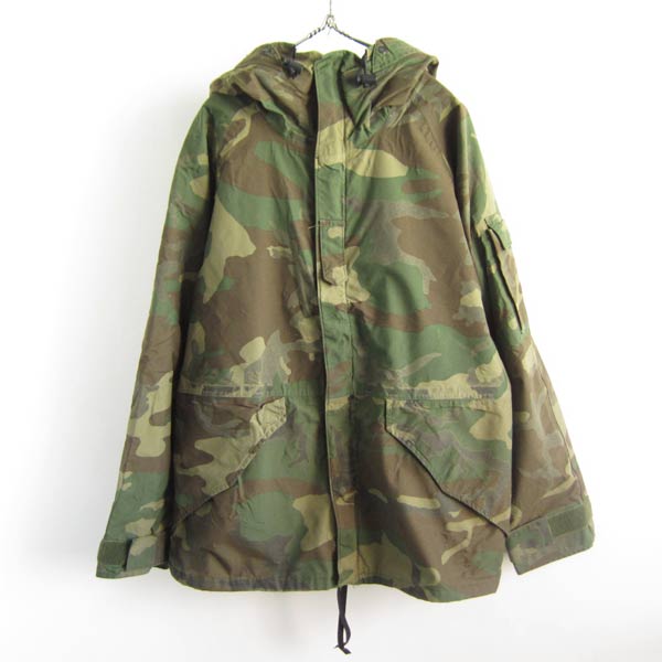 実物 米軍 ECWCS ウッドランドカモ 迷彩 GEN1 ゴアテックス パーカー