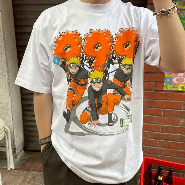 NARUTO ナルト 999 半袖 Tシャツ 白 XL | VIZ MEDIA - 札幌 ビンテージ