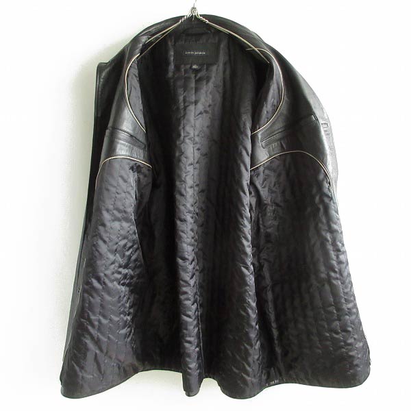BANANA REPUBLIC バナナリパブリック レザー カーコート 黒 L