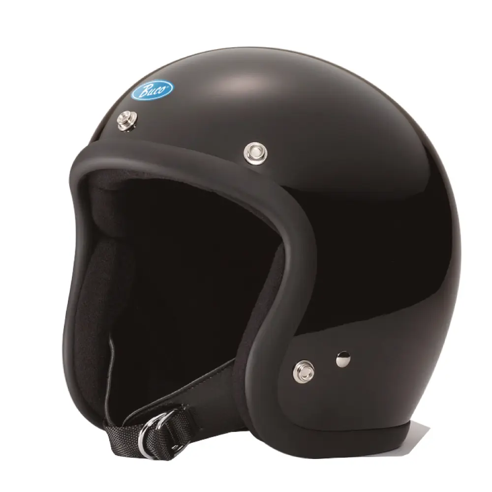 スモールブコ Buco ジェットヘルメット 黒 サンバイザー付 スモール