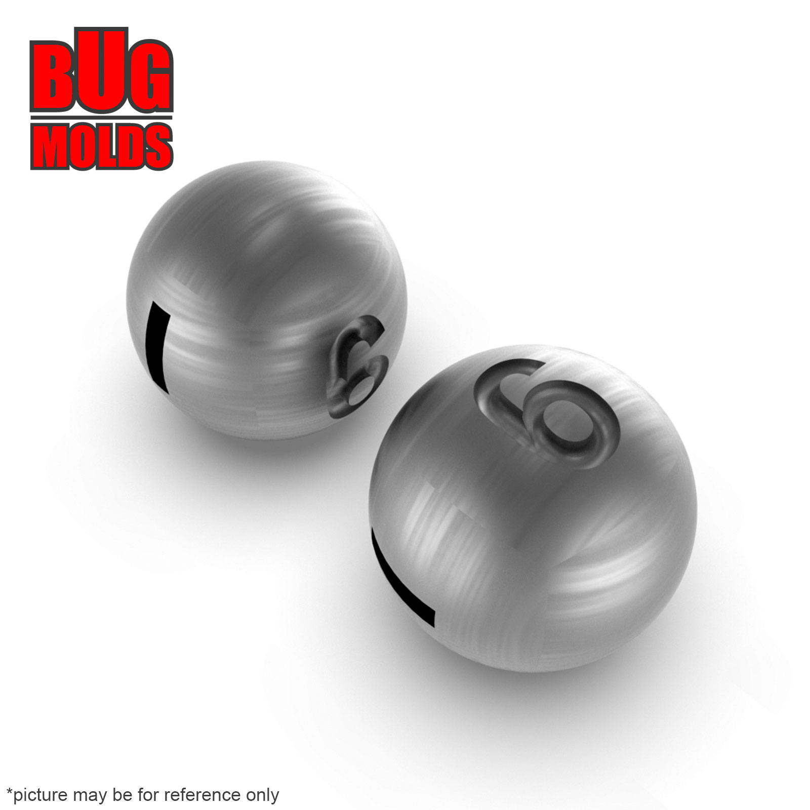 Aluminum CNC Mold Eccentric Joint Sinker Sport Ball 6-8g 20-cav: 6