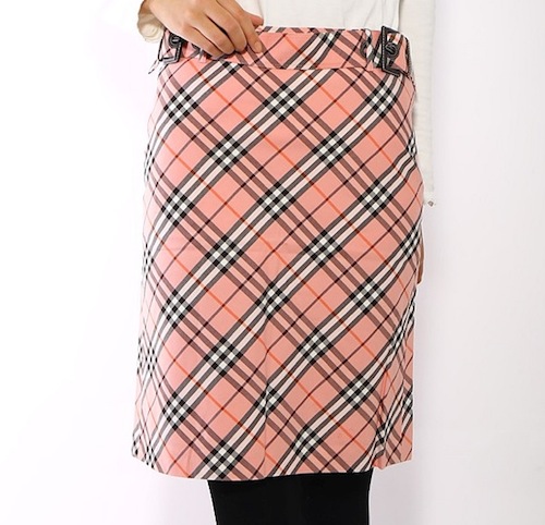 希少✨リングベルト付 BURBERRY ブルーレーベル ノバチェック スカート