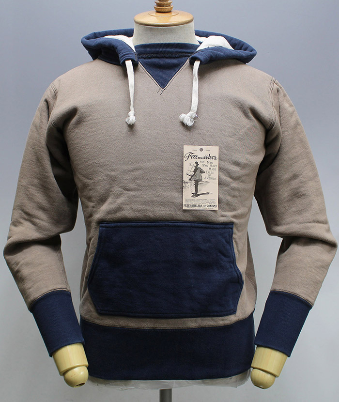 フリーホイーラーズ DOUBLE FACE 3-TONE SWEAT PARKA / ダブルフェイス