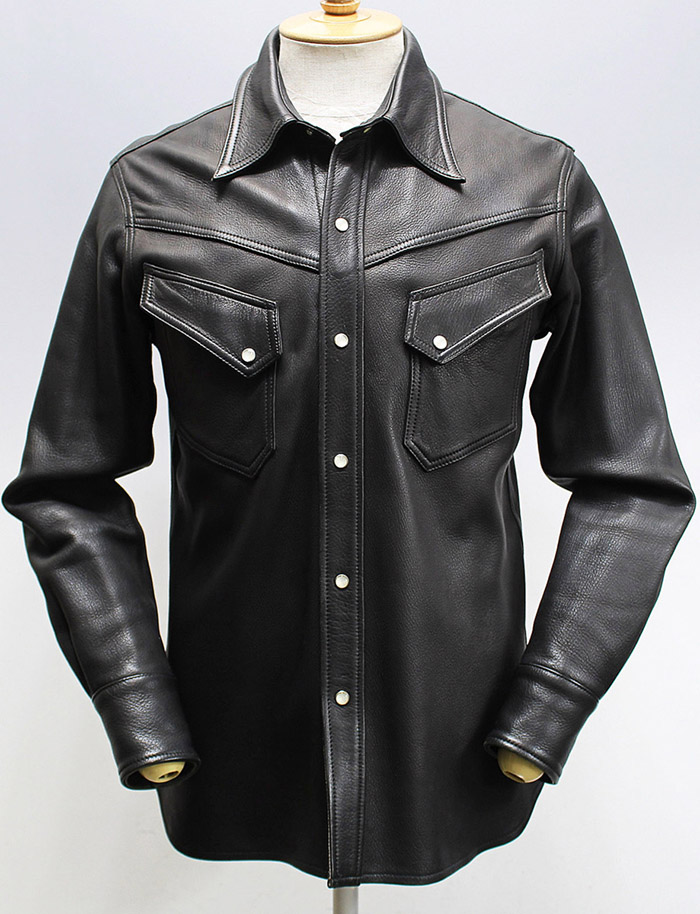 WESTRIDE/ウエストライド WR3004 DEER SKIN SHIRT / ディアスキン