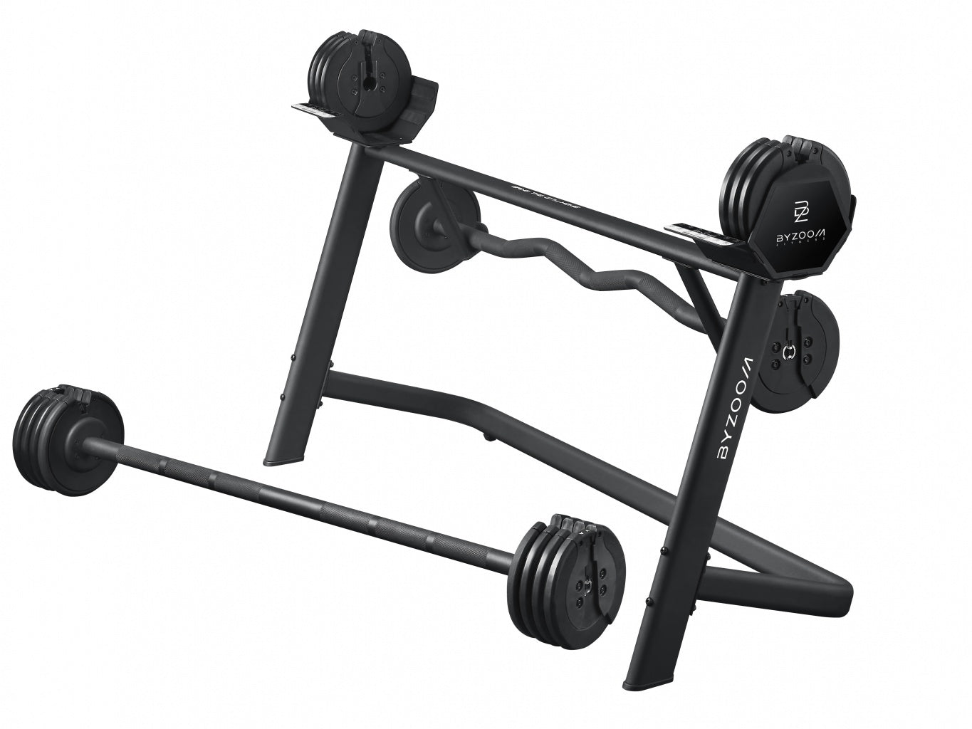 可変式バーベルセット 80LB(36kg) Black – Byzoom Fitness JAPAN