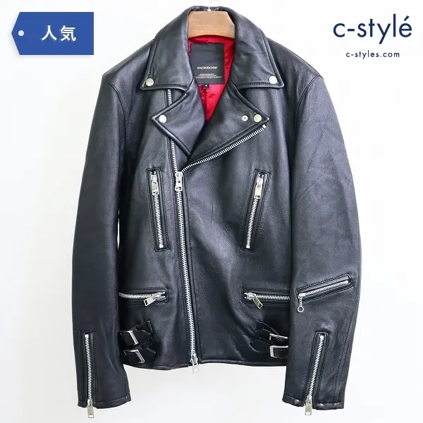 JACKROSE ジャックローズ レザー ダブル ライダースジャケット 羊革