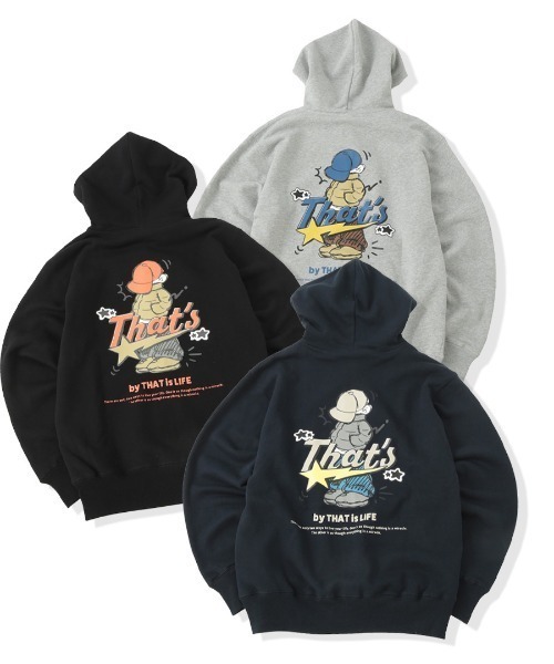 HEAVY WEIGHT 12.7oz “CAP BOY” LOGO ZIP HOODIE 長袖 パーカー 秋服