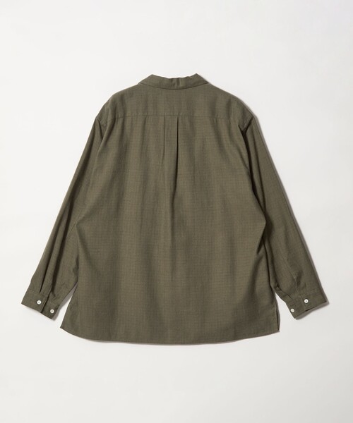 セール】＜Steven Alan＞ ネル マイクロチェック オープンカラー