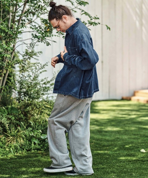 ms6153- Fly Front Denim Shirts 比翼デニムシャツ（シャツ/ブラウス