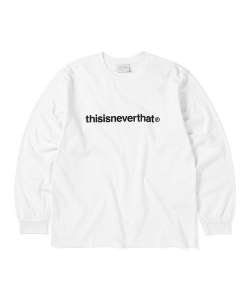 T-Logo L/S Tee（Tシャツ/カットソー）｜thisisneverthat（ディスイズ