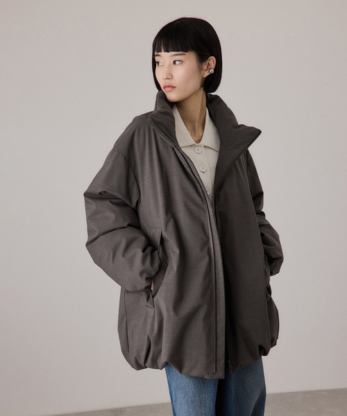 セール】【サステナブル】ウールMIXミドルダウン/撥水（ダウン