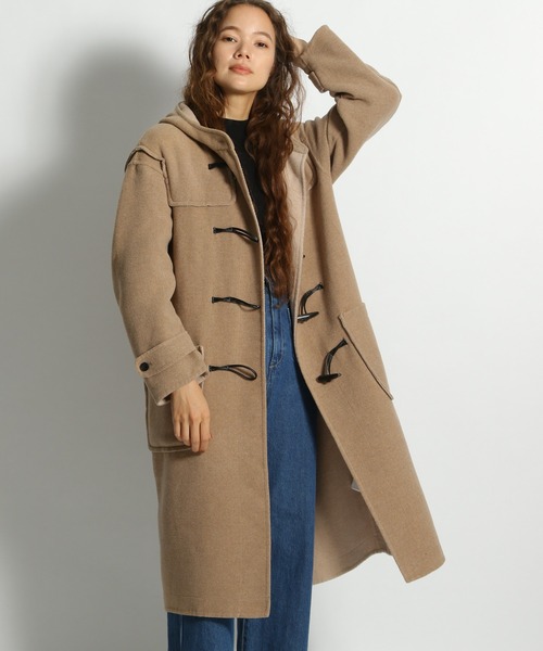 niko and（ニコアンド）の「リバーマキシダッフルコート（ダッフル