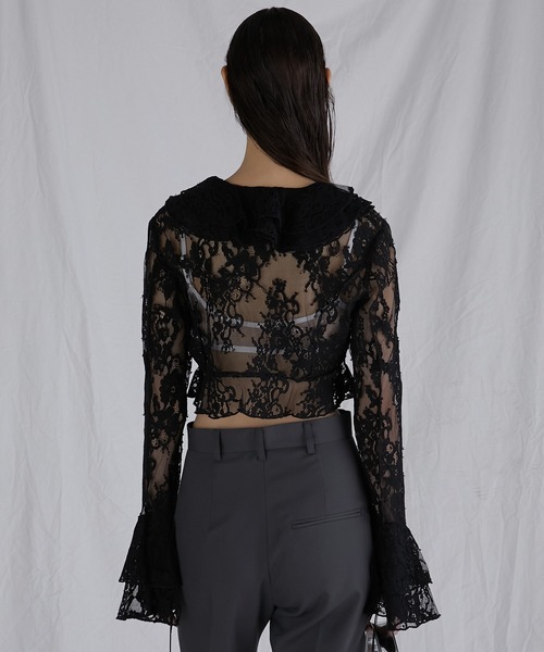 PRANK PROJECT（プランクプロジェクト）の「レースラッフルブラウス