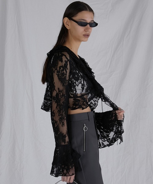 PRANK PROJECT（プランクプロジェクト）の「レースラッフルブラウス