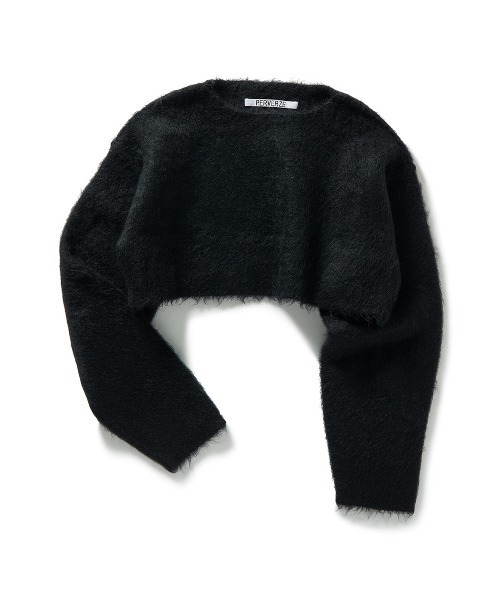 PERVERZE（パーバーズ）の「Wide Knit Top and Scarf（ニット/セーター