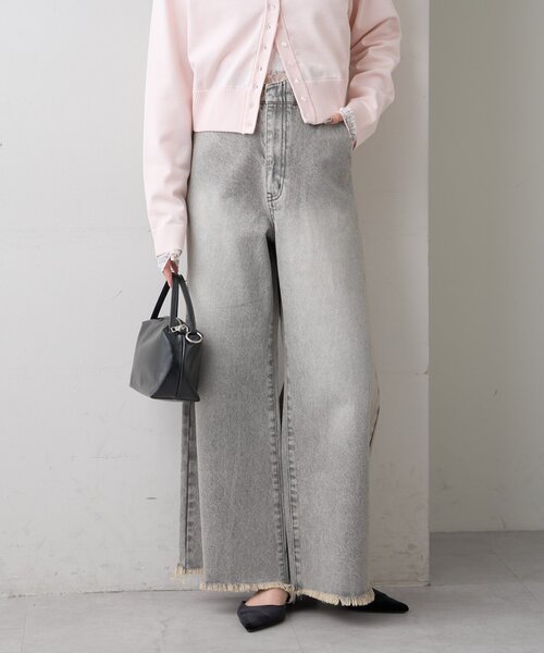 セール】【新色グレーが登場！/嬉しい4サイズ展開！】ウェーブデニム