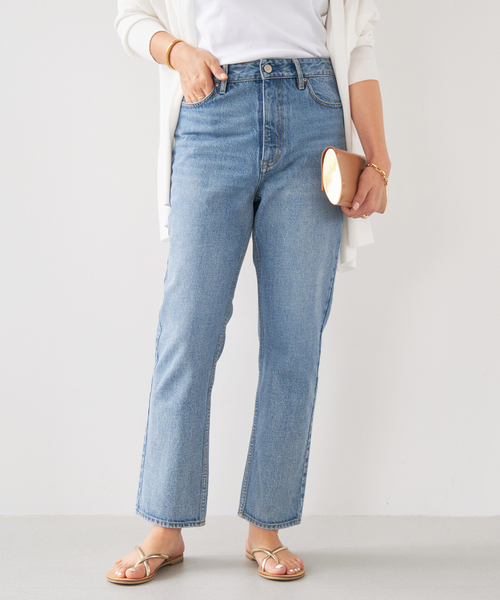 セール】*追加 スリム クロップドデニム（デニムパンツ）｜Deuxieme