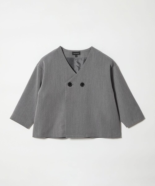 ノーカラージャケット + タックパンツ セット / キッズ 110cm-130cm