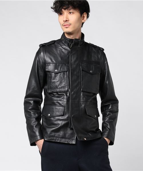 Pretty Green（プリティーグリーン）の「BALFOUR M65タイプ レザー