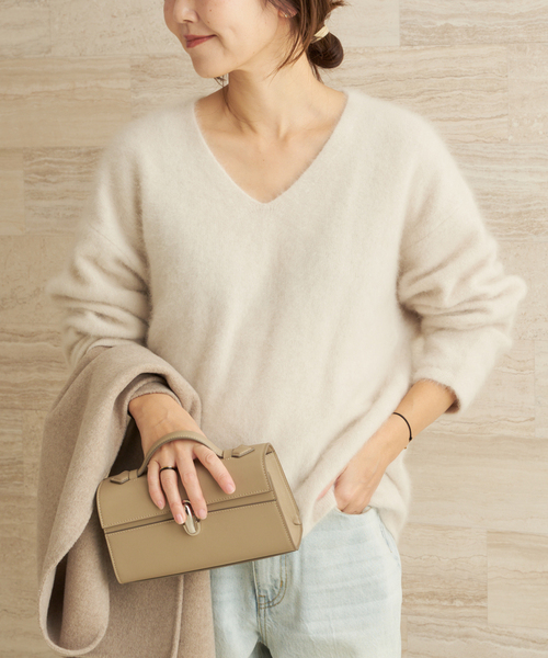 セール】Light Fur V nuance プルオーバー（ニット/セーター）｜Plage