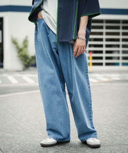 セール】カーブデニムパンツ（デニムパンツ）｜SENSE OF PLACE by