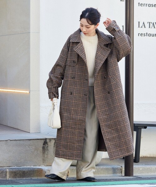 し*ん様 GRANCY トレンチコート ブラウン M し*ん様 GRANCY トレンチ